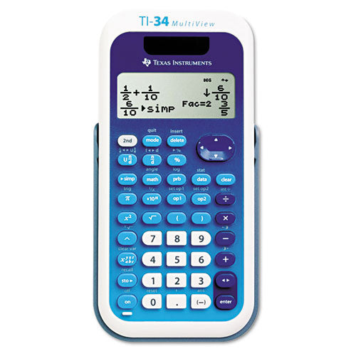 Image of Texas Instruments 34MV/TBL/1L1/A Ti-34 Multiview Scientific Calculator, 16-Digit Lcd