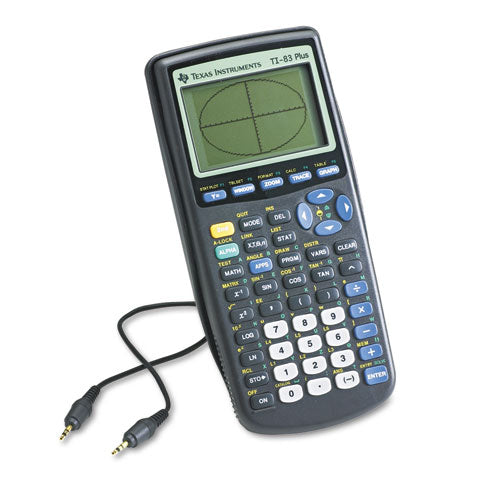 Image of Texas Instruments 83PL/TBL/1L1/A Ti-83plus Programmable Graphing Calculator, 10-Digit Lcd