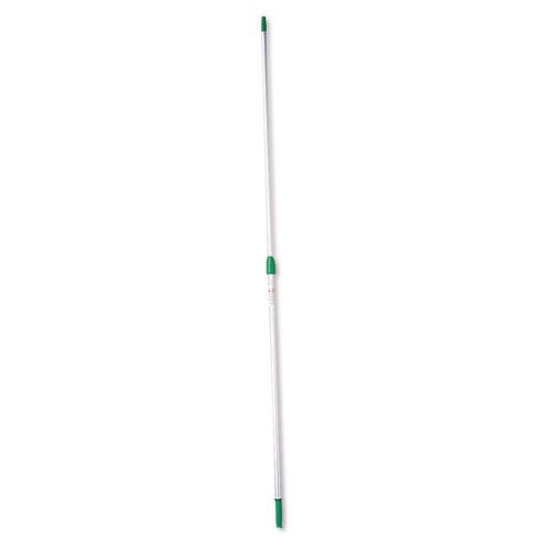Image of Unger® EZ250 Opti-Loc Extension Pole, 8 Ft, Two Sections, Green/silver