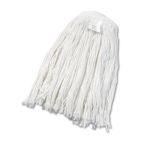 Image of Boardwalk® BWK2024REA Cut-End Wet Mop Head, Rayon, #24, White