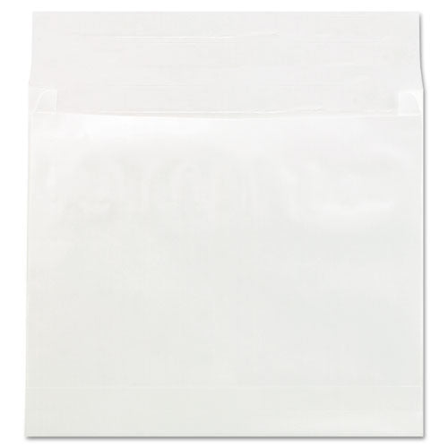 Image of UniversalÂ® Deluxe Tyvek Expansion Envelopes, Open-Side, 4" Capacity, #15 1/2, Square Flap, Self-Adhesive Closure, 12 x 16, White, 50/CT
