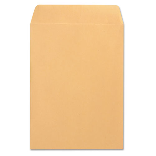 Image of Universal® UNV41165 Catalog Envelope, 28 lb Bond Weight Kraft, #10 1/2, Square Flap, Gummed Closure, 9 x 12, Brown Kraft, 250/Box