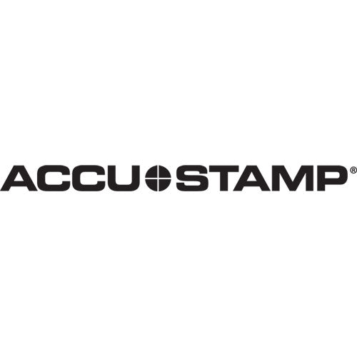Image of ACCUSTAMP® COS035656 Pre-Inked Round Stamp, Entered, 0.63" Dia, Blue