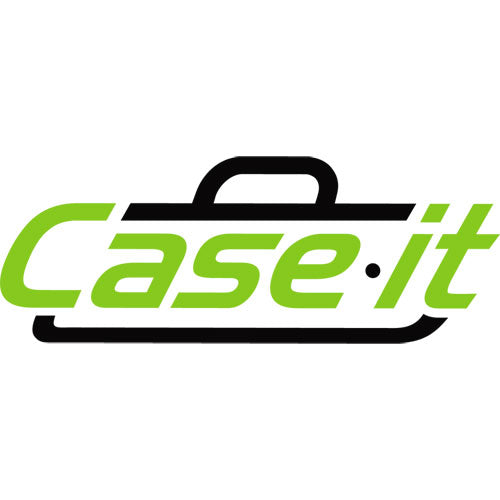 Image of Case it D-186 BLK King Size Mighty Zip Tab Binder, 3 Rings, 4" Capacity, 11 X 8.5, Black