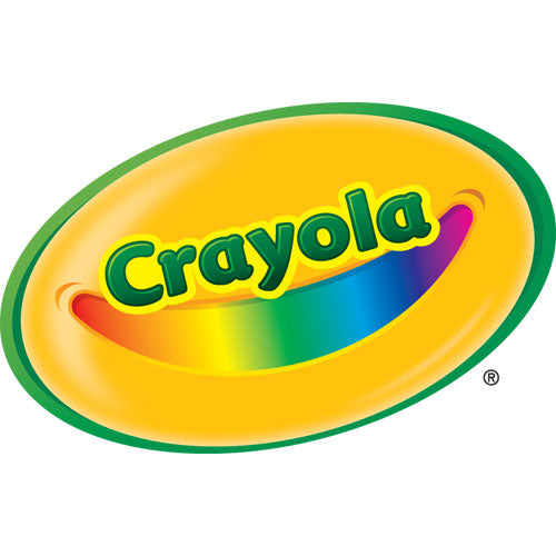 Image of Crayola® 58-7800-051 Broad Line Washable Markers, Broad Bullet Tip, Black, 12/box