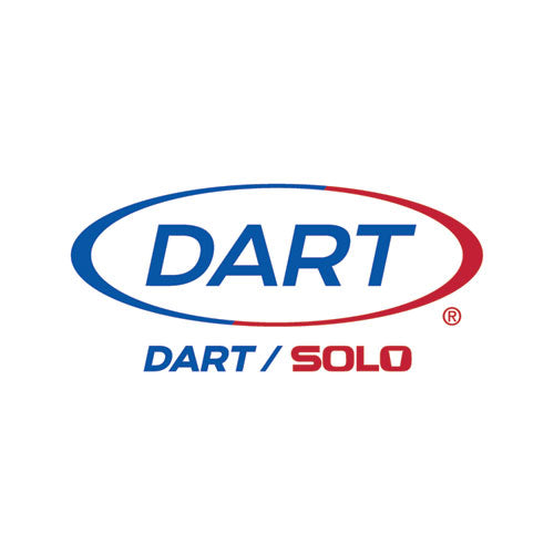 Image of Dart® 12SL Plastic Lids for Foam Cups/Bowls/Containers, Flat with Straw Slot, Fits 6 oz to 14 oz, Translucent, 100/Pack, 10 Packs/Carton