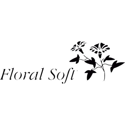 Image of Floral SoftÂ® White Facial Tissue, 2-Ply, 100 Sheets/Box, 30 Boxes/Carton