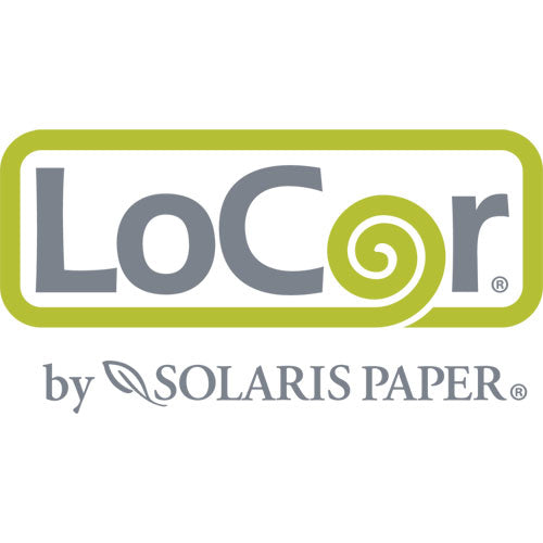 Image of LoCor® 46897 Hard Wound Roll Towel, 1-Ply, 7" x 800 ft, White, 6 Rolls/Carton