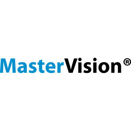 Image of MasterVision® Platinum Mobile Easel, 29" x 41", White Surface, Black Plastic Frame