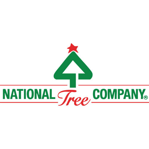 Image of National Tree Company® NRV735865 Pre-Lit North Valley Spruce Pencil Slim Tree, 30" x 30" x 78", Green Tree, Green Tree Stand