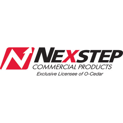 Image of Nexstep Commercial Products 91284 MaxiPlus Angle Broom, 56" Length, Red/Black