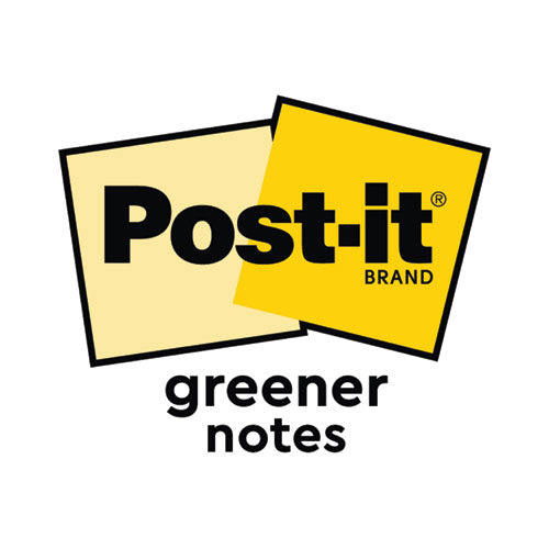 Image of Post-it® Greener Notes 654R-24CP-AP Original Recycled Note Pad Cabinet Pack, 3" x 3", Sweet Sprinkles Collection Colors, 75 Sheets/Pad, 24 Pads/Pack