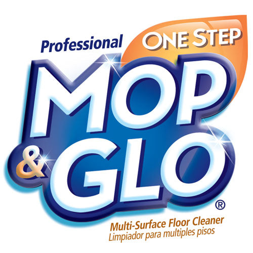 Image of Professional MOP & GLO® 36241-74297 Ready to Use Multi-Surface Floor Cleaner, Fresh Citrus Scent, 64 oz Bottle, 6/Carton