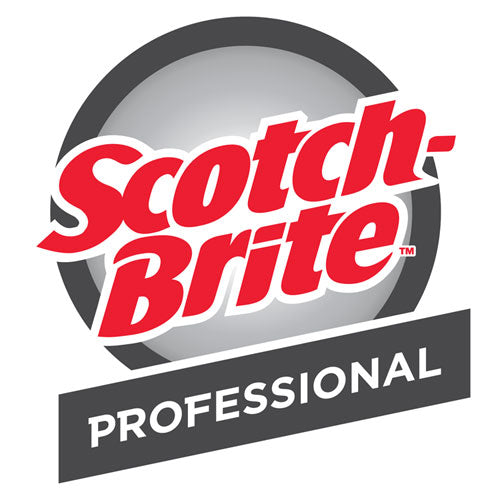 Image of Scotch-Brite PROFESSIONAL 46 Griddle Polishing Pad 46, 4 x 5.25, Gray, 60/Carton