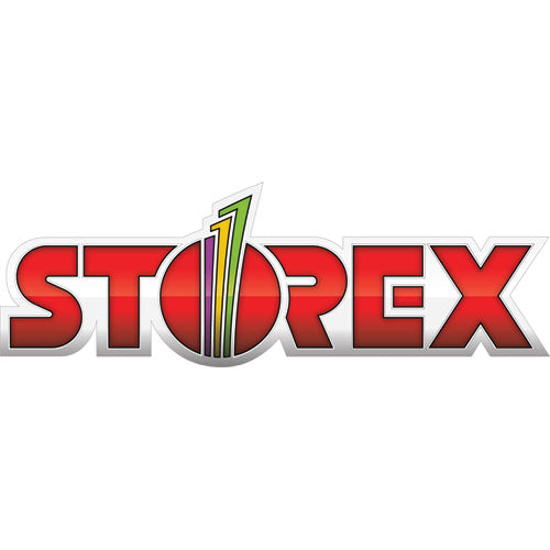 Image of Storex Storage Tote, 16 Gal, 22.7" X 18.25" X 12.86", Clear/black