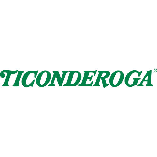 Image of Ticonderoga® X13885 Pencils, F (#2.5), Black Lead, Yellow Barrel, Dozen