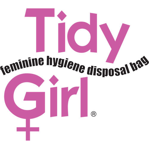 Image of Tidy Girl TGUDPV2 Plastic Feminine Hygiene Disposal Bag Dispenser, Gray