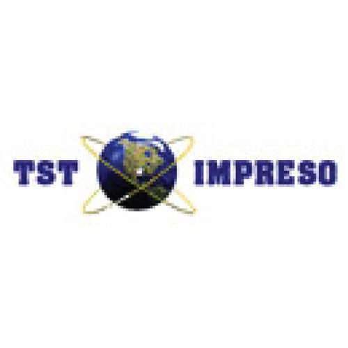 Image of TST/Impreso, Inc. 7810010 Continuous Feed Computer Paper, 1-Part, 18 lb Bond Weight, 11 x 14.88, White/Green Bar, 3,100/Carton