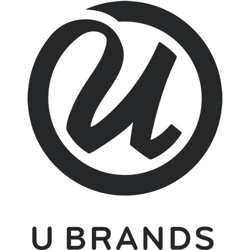 Image of U Brands Melamine Dry Erase Board, 36" x 24" (Actual Size: 35" x 23"), White Surface, Satin Aluminum Frame