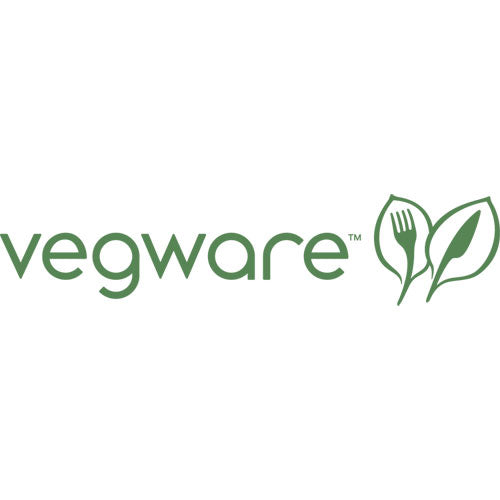 Image of Vegware VW-P005NFA Nourish Molded Fiber Tableware, Compostable, Plate, Sugarcane, 10" dia, White, 500/Carton