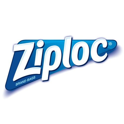 Image of Ziploc® 665258 Zipper Freezer Bags, 2 gal, 13" x 15", Clear, 10/Box