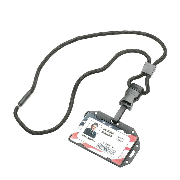 Image of SKILCRAFT® Smart Card Holder, 3.8" H x 2.5" W, Clear, Case of 4 Dozen